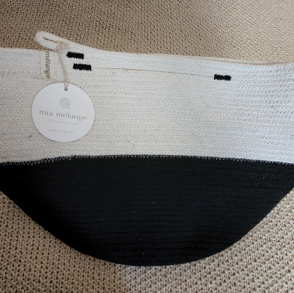 NWT Mia Melange Foldable Cotton Basket